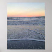 Florida Sunset Beach Ocean Photo Poster (Voorkant)