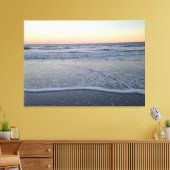 Florida Sunset Beach Ocean Photo Poster Canvas Afdruk (Insitu (Woonkamer))