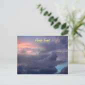 Florida Sunset Briefkaart (Staand voorkant)