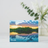 Florida Sunset Briefkaart (Staand voorkant)