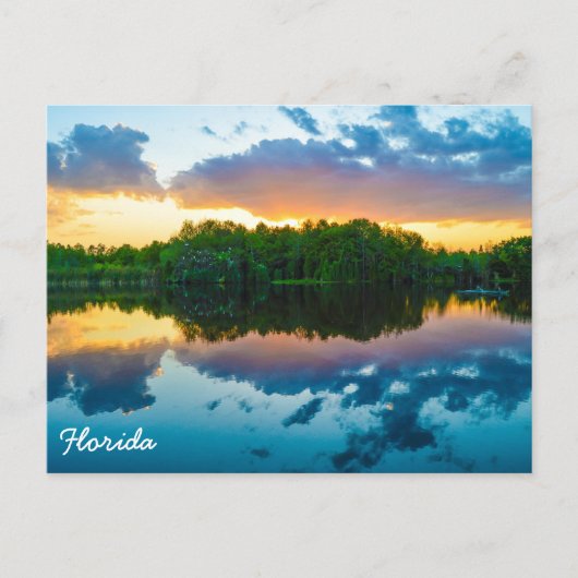 Florida Sunset Briefkaart (Voorkant)