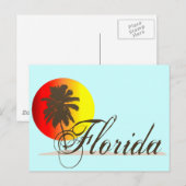 Florida Sunset Briefkaart (Voorkant / Achterkant)