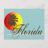 Florida Sunset Briefkaart (Voorkant)