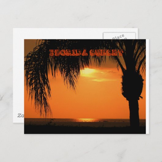 FLORIDA SUNSET BRIEFKAART (Voorkant / Achterkant)