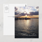 Florida Sunset Briefkaart (Voorkant / Achterkant)