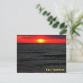 Florida Sunset Briefkaart (Staand voorkant)