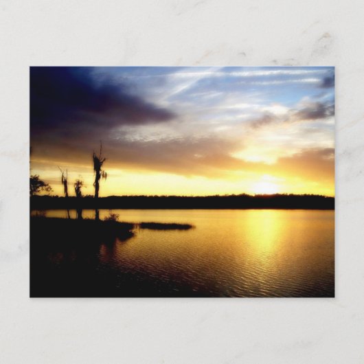 Florida Sunset Briefkaart (Voorkant)