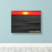 Florida Sunset Canvas Afdruk (Insitu (Houten vloer))