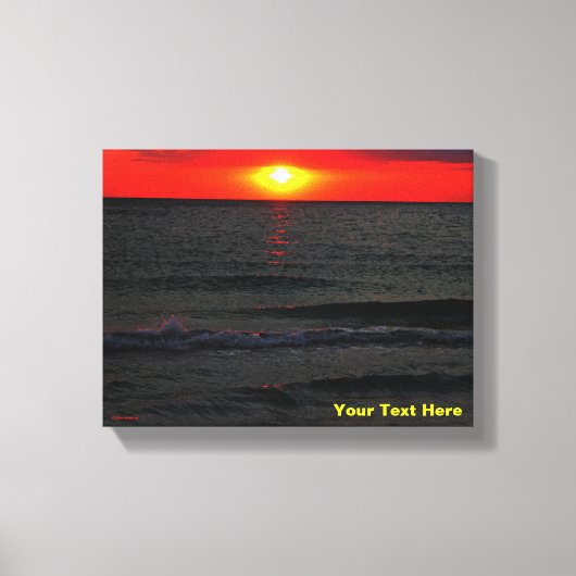 Florida Sunset Canvas Afdruk (Voorkant)