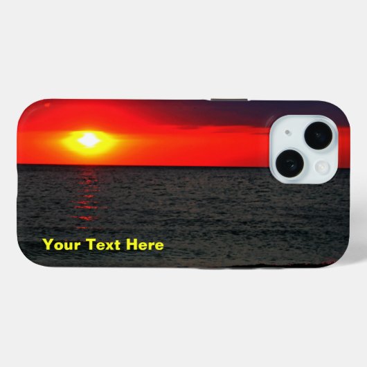 Florida Sunset Case-Mate iPhone Case (Achterkant (horizontaal))