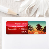 Florida Sunset Etiket (Insitu)