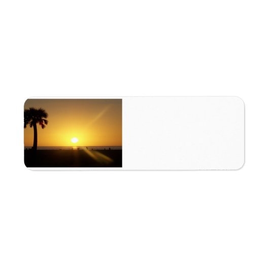 Florida Sunset Etiket (Voorkant)