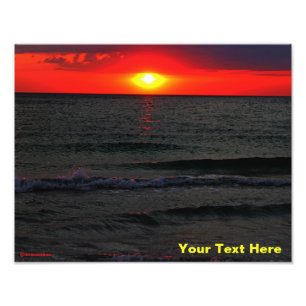Florida Sunset Foto Afdruk