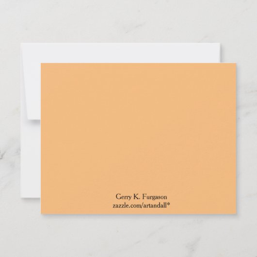 FLORIDA SUNSET GROET KAART (Achterkant)