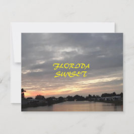 FLORIDA SUNSET GROET KAART