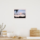 Florida Sunset in augustus Poster (Keuken)