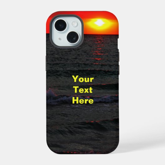 Florida Sunset iPhone 15 Case (Achterkant)