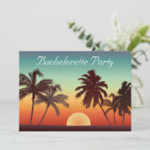 Florida Sunset Kaart (Staand voorkant)