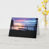Florida Sunset Kaart (Gele Bloem)
