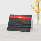 Florida Sunset Kaart (Gele Bloem)
