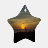 Florida Sunset Keramisch Ornament (Rechts)