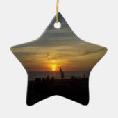 Florida Sunset Keramisch Ornament (Voorkant)