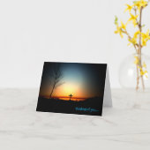 Florida Sunset met Cross Kaart (Gele Bloem)