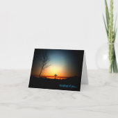 Florida Sunset met Cross Kaart (Voorkant)