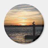 Florida Sunset met Pelican Magneet (Voorkant)