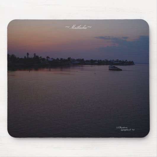 Florida Sunset Mousepad Muismat (Voorkant)