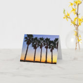 Florida Sunset Notecard Kaart (Gele Bloem)