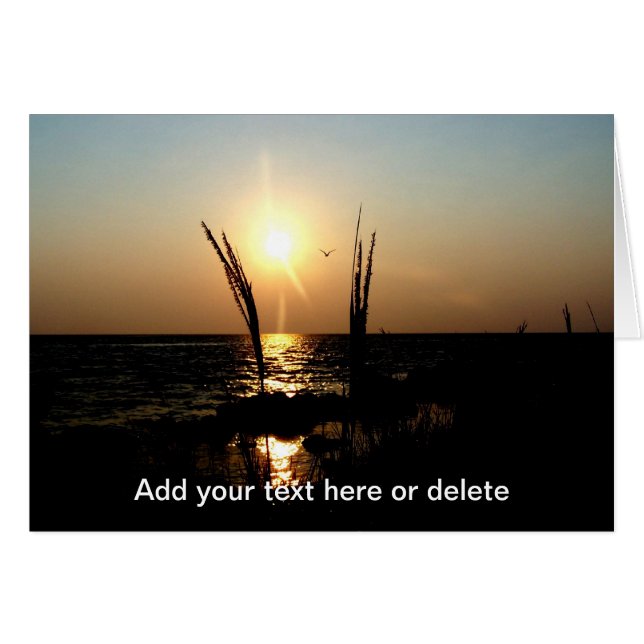 Florida Sunset over de Golf (Voorkant Horizontaal)