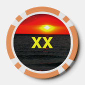 Florida Sunset Poker Chips (Achterkant)
