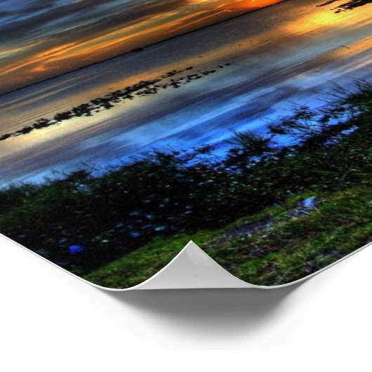 Florida Sunset Poster (Hoek)
