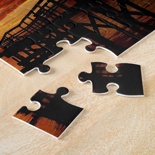 Florida Sunset Puzzle Legpuzzel (Zijkant)