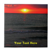 Florida Sunset Tegeltje (Voorkant)