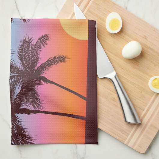 Florida Sunset Theedoek (Quarter Fold)