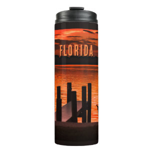 Florida Sunset Thermal Tumbler Thermosbeker