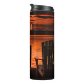 Florida Sunset Thermal Tumbler Thermosbeker (Geroteerd rechts)