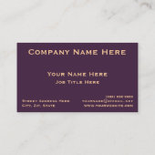 Florida Sunset Visitekaartje (Achterkant)