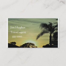 Florida sunset visitekaartje