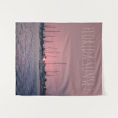 Florida Sunset Wandkleed (Voorkant (horizontaal))