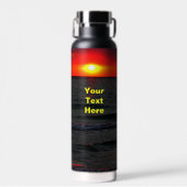 Florida Sunset Waterfles (Voorkant)