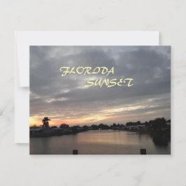 FLORIDA SUNSET WENSKAART KAART