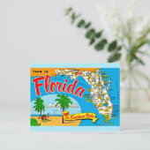 Florida Sunshine Kaart Ansichtkaart (Staand voorkant)