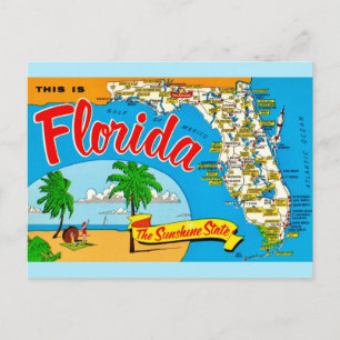 Florida Sunshine Kaart Ansichtkaart