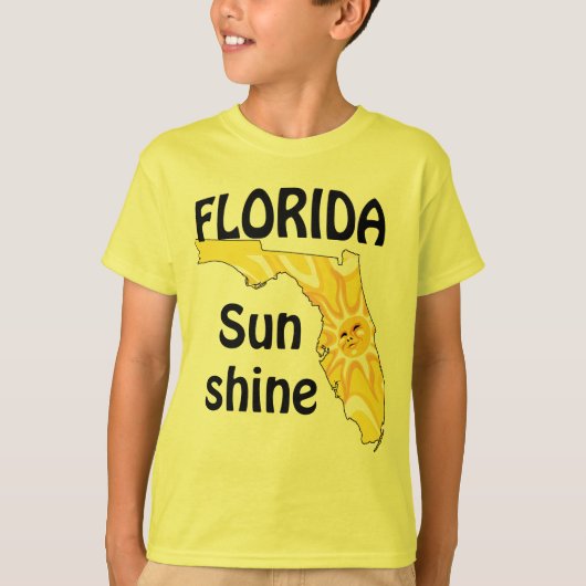 Florida Sunshine Kinder T-shirt (Voorkant)
