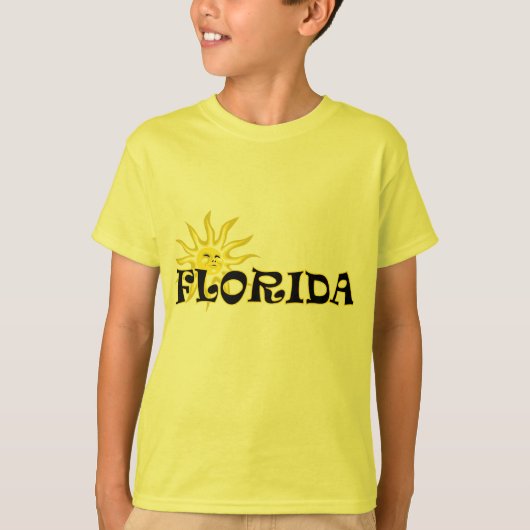 Florida Sunshine Kinder T-shirt (Voorkant)