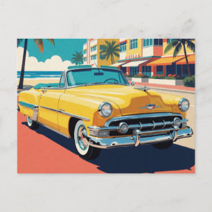 Florida Sunshine Klassieke Auto Briefkaart