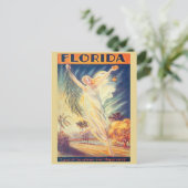  Florida Sunshine Nouveau Vliegende Vrouw Briefkaart (Staand voorkant)